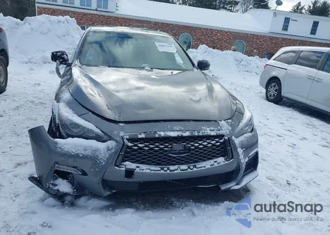 2018 Infiniti Q50 3.0T Red Sport 400 from USA, damaged, VIN JN1FV7AR5JM481684